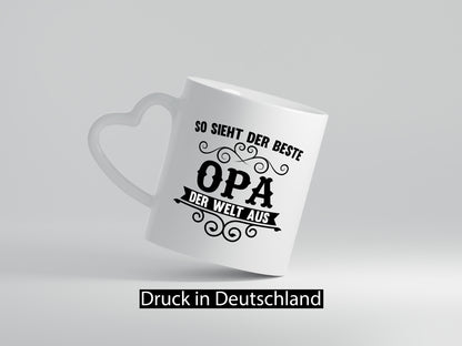 Der Beste Opa | Großvater Enkel Geschenkidee Familie Humor Tasse