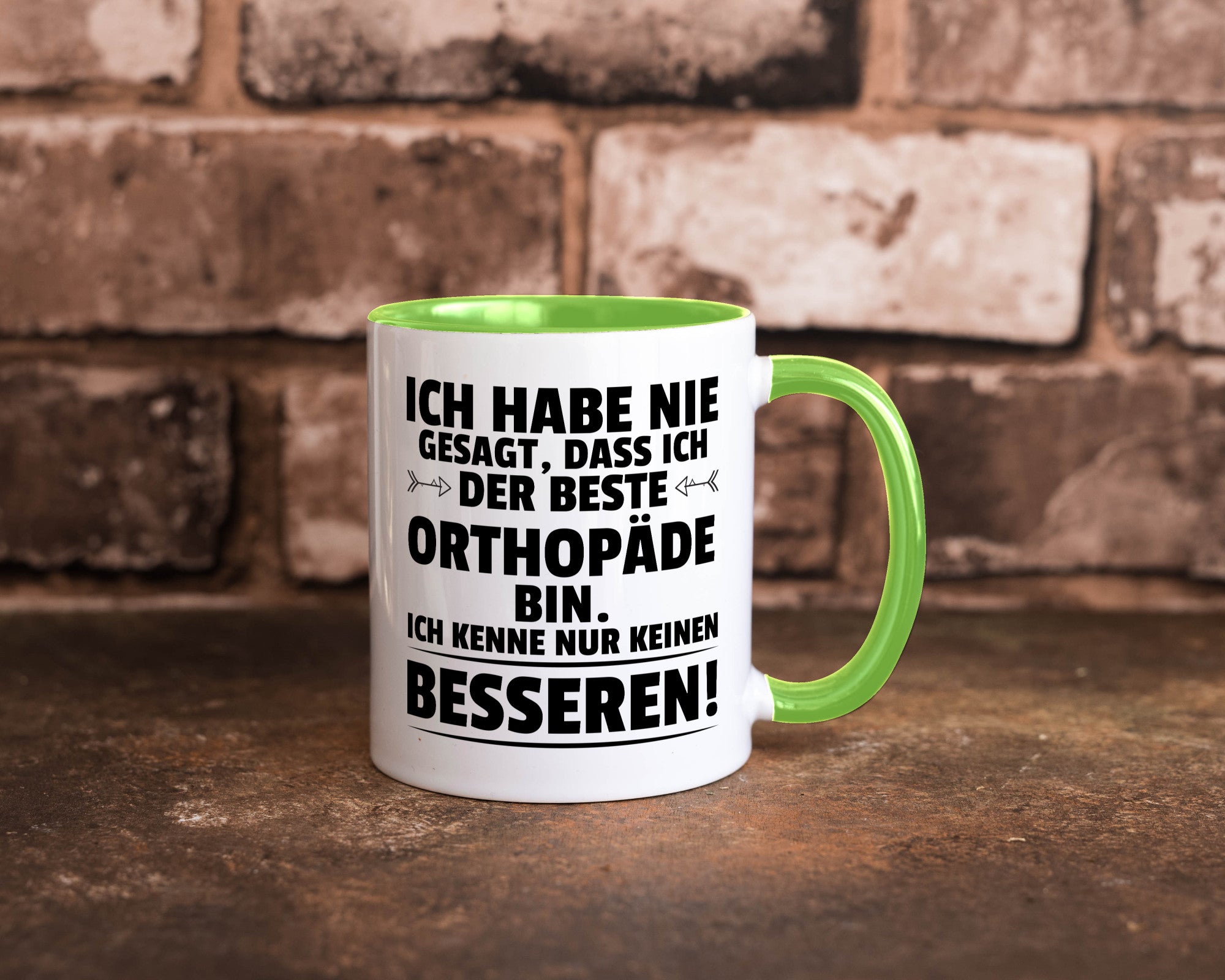 Der Beste Orthopäde | Orthopädie Humor Geschenkidee Tasse