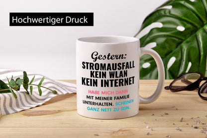 Stromausfall | Nette Familie Kein Internet Geschenk Geschenkidee lustiger