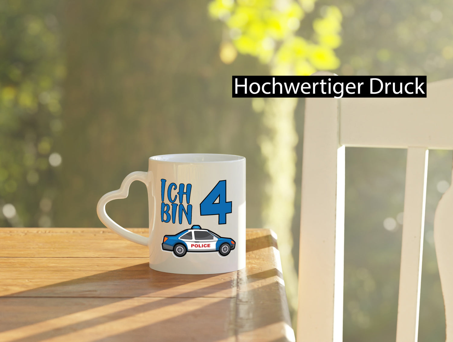 Ich bin 4 Jahre alt | Polizeiliebhaber Geburtstags Kind Geschenkidee Geburtstag
