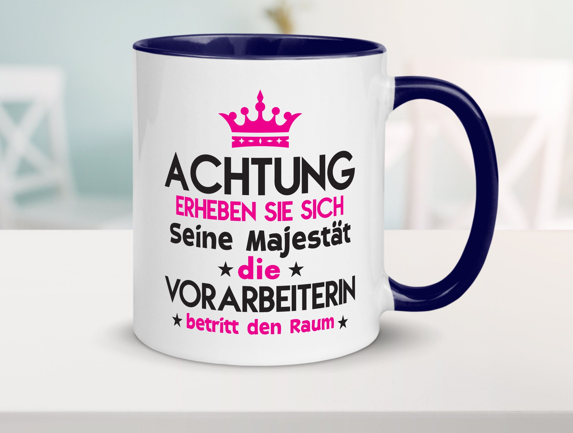 Seine Majestät Vorarbeiterin | Kollegin Teamleiter lustig Arbeit Kollegen Büro