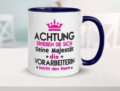 Seine Majestät Vorarbeiterin | Kollegin Teamleiter lustig Arbeit Kollegen Büro