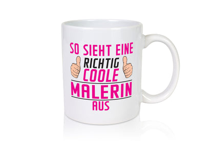 Richtig CooleMalerin | Malerinnen lustiger Spruch Geschenk Humor Geschenkidee