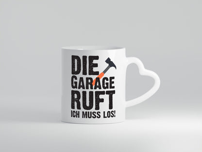 Die Garage ruft | Handwerker Tasse Männer Spruch Geschenkidee Humor