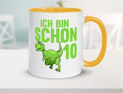 10. Geburtstag | 10 Jahre Dino Dinosaurier Geschenk Geschenkidee lustiger