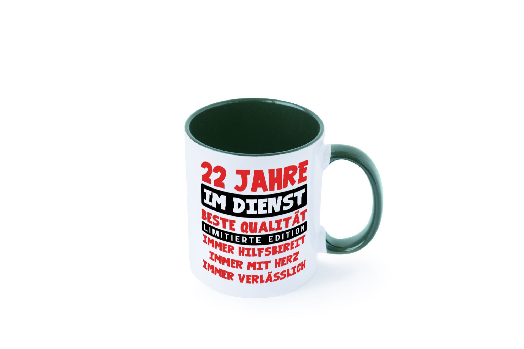 22 Jahre im Dienst | Jubiläum Arbeit v9 lustiger Spruch Geschenk Kollegen Büro