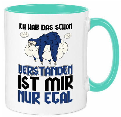 Ist mir nur egal Geschenk Humor Geschenkidee lustiger Spruch Tasse