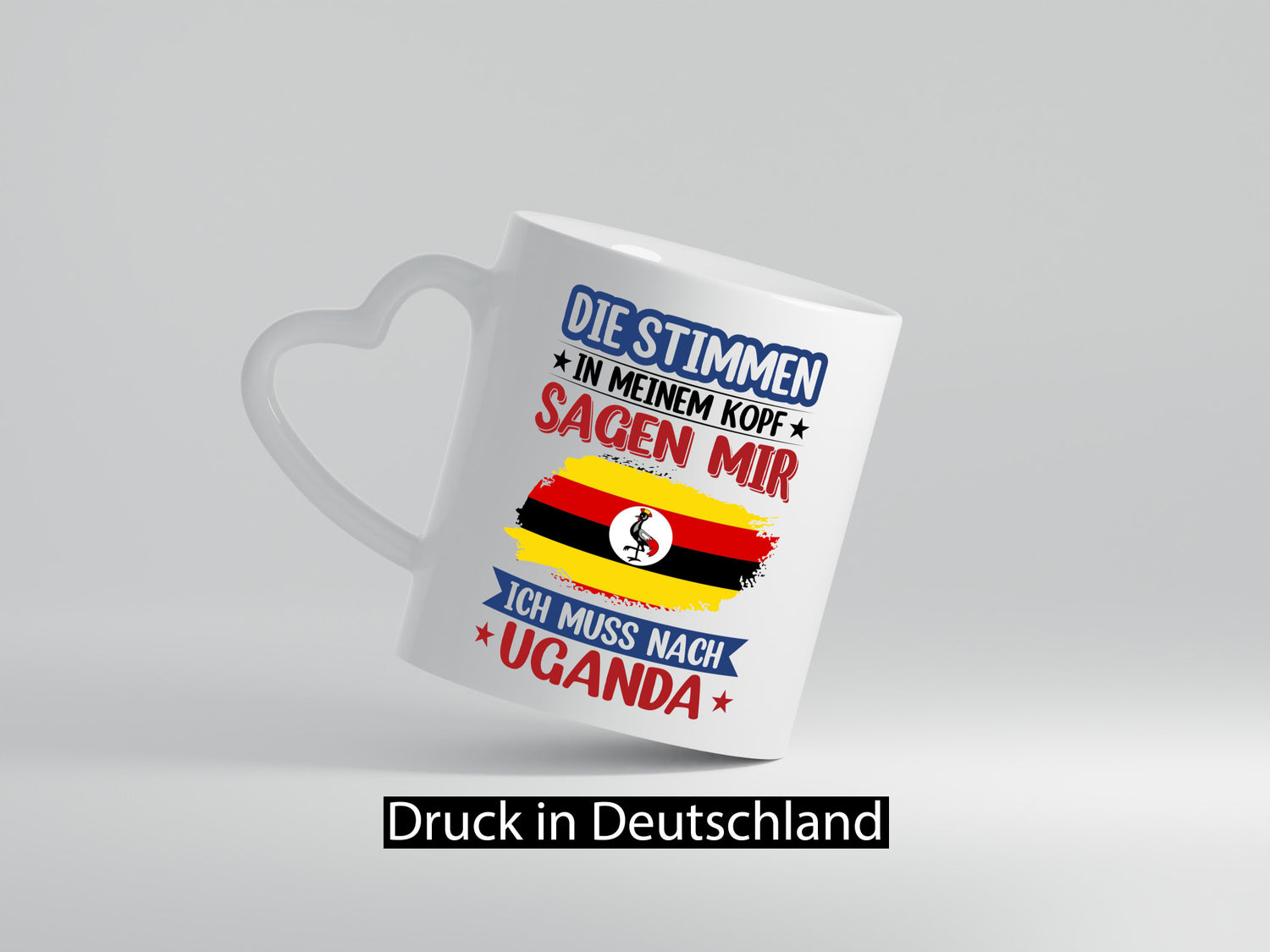 Uganda | Urlaub Stimmen in meinem Kopf Traumland v2 lustig Humor Geschenkidee