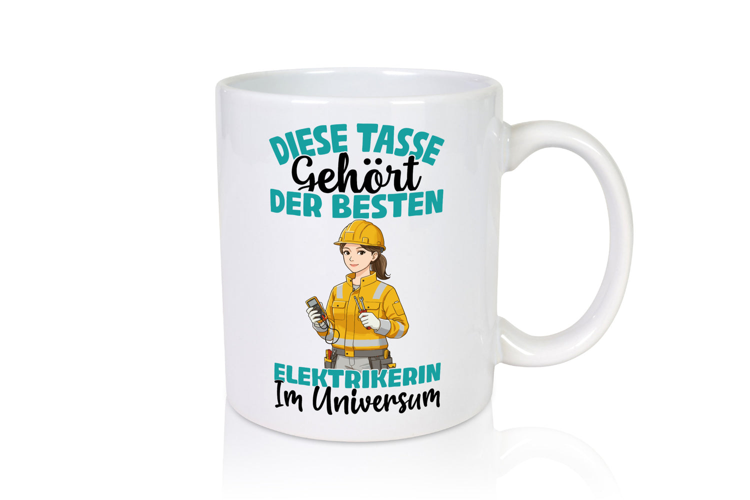 Im Universum: Elektrikerin | Elektronikerin Elektrik Geschenk Humor