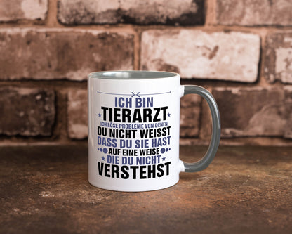 Löse Probleme: Tierarzt | Tiermedizin Mediziner Geschenk Tierliebhaber Humor