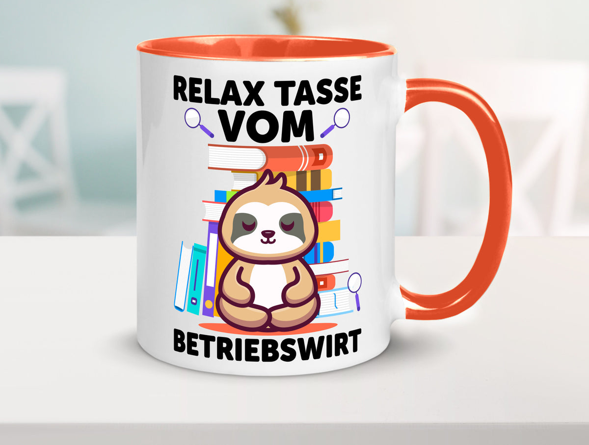 Relax Tasse: Betriebswirt | Betriebswirtschaft lustiger Spruch Geschenk Humor