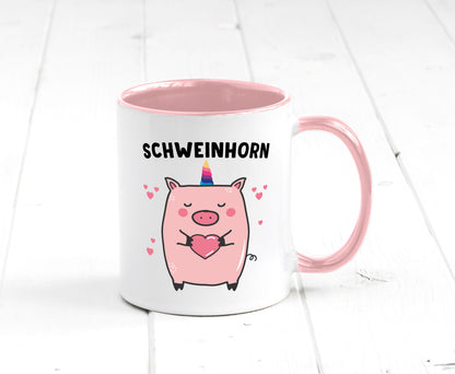 Schweinhorn lustig Humor Geschenkidee Geschenk Tasse