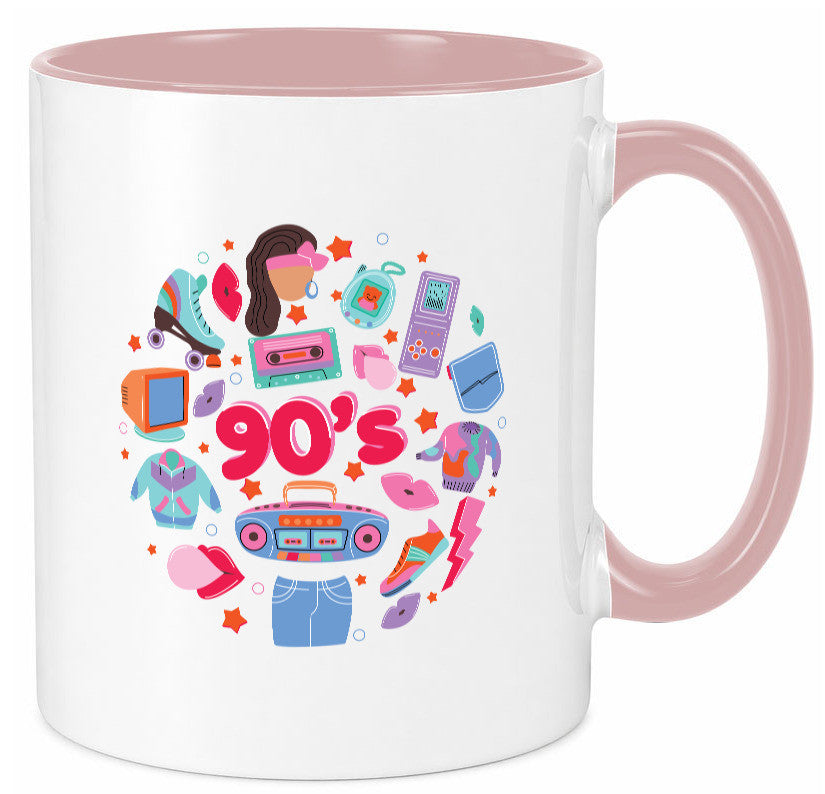 90er Jahre | Alte Zeit Nostalgie Humor Geschenkidee Tasse