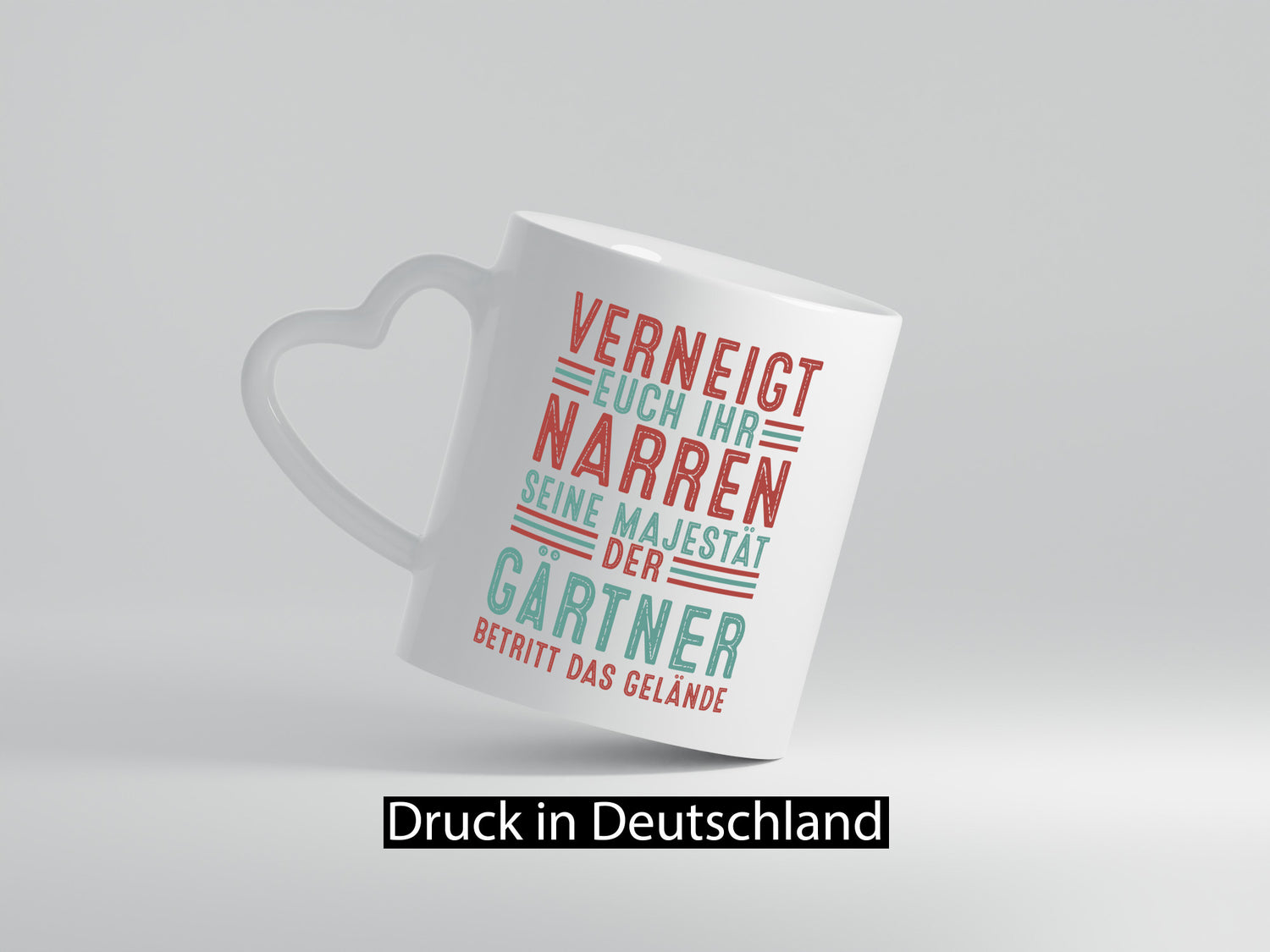 Verneigt euch: Gärtner | Gartenbau v2 lustig Humor Geschenkidee Geschenk Tasse