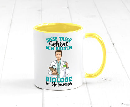 Im Universum: Biologe | Biologie Naturforscher Humor Geschenkidee Tasse