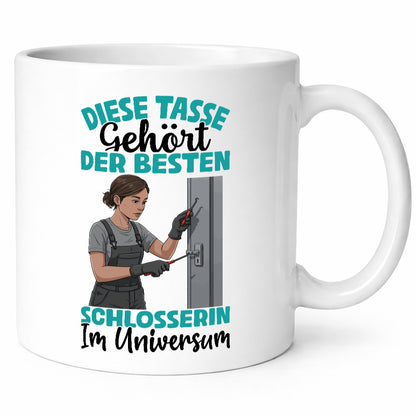 Im Universum: Schlosserin | Schlosserei Geschenk Humor Geschenkidee lustiger