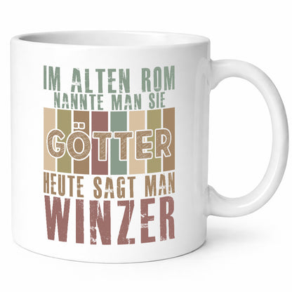 Heute sagt man: Winzer | Weinbauer Wein lustiger Spruch Geschenk Humor