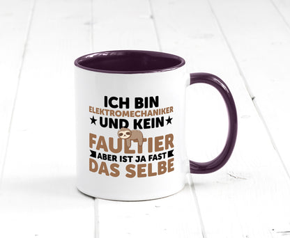 Ich bin kein Faultier: Elektromechaniker | Mechaniker Geschenkidee
