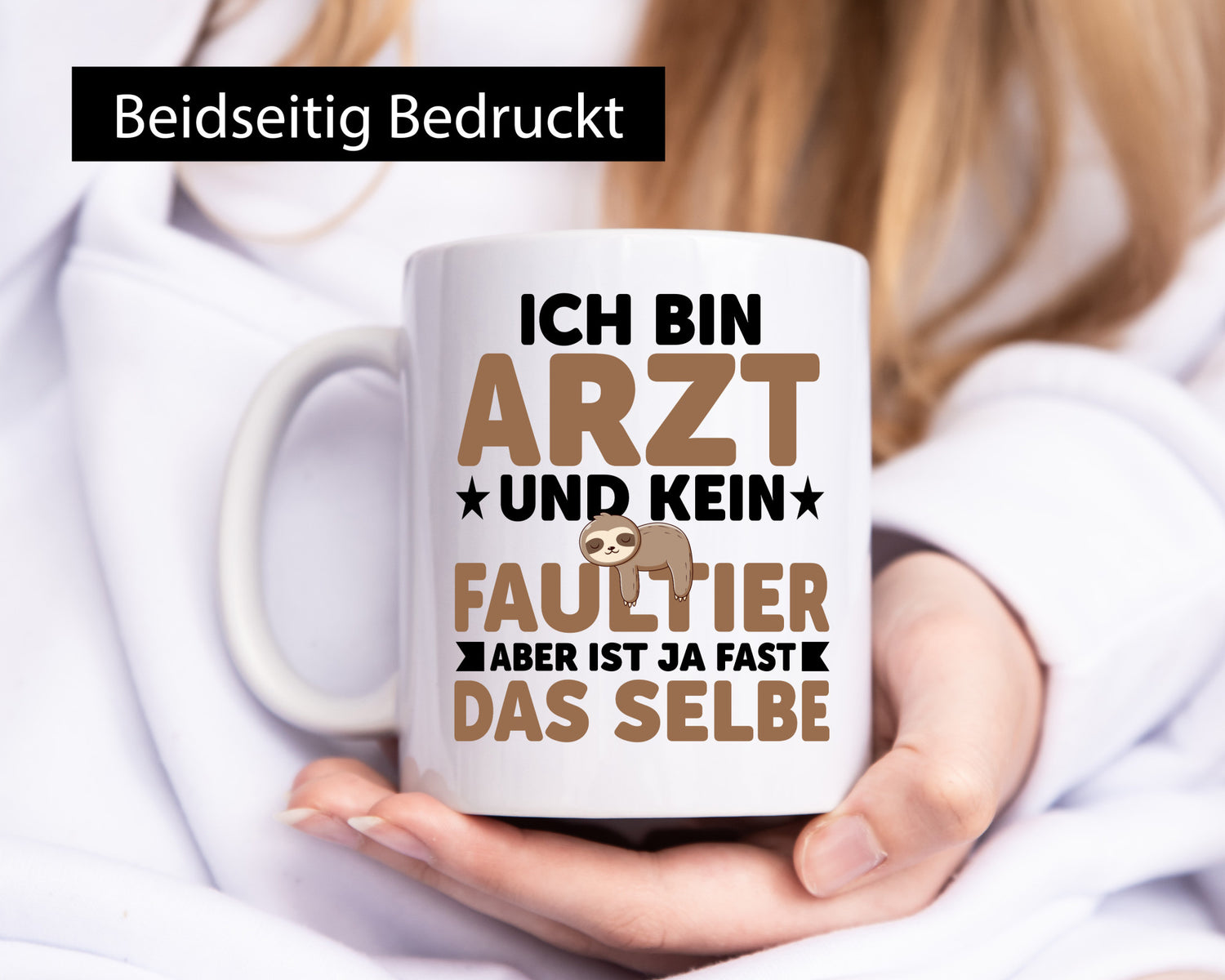 Ich bin kein Faultier: Arzt | Medizin Doktor Facharzt v2 lustig Tierliebhaber