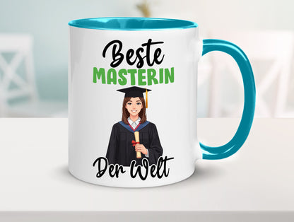 Beste Masterin | Student Uni Studium Humor Geschenkidee Tasse