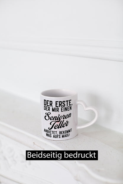 Senioren Teller | rentner Ruhestand lustig Jubiläum Geschenk Tasse