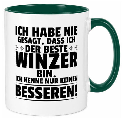 Der Beste Winzer | Weinbauer Wein Humor Geschenkidee Tasse