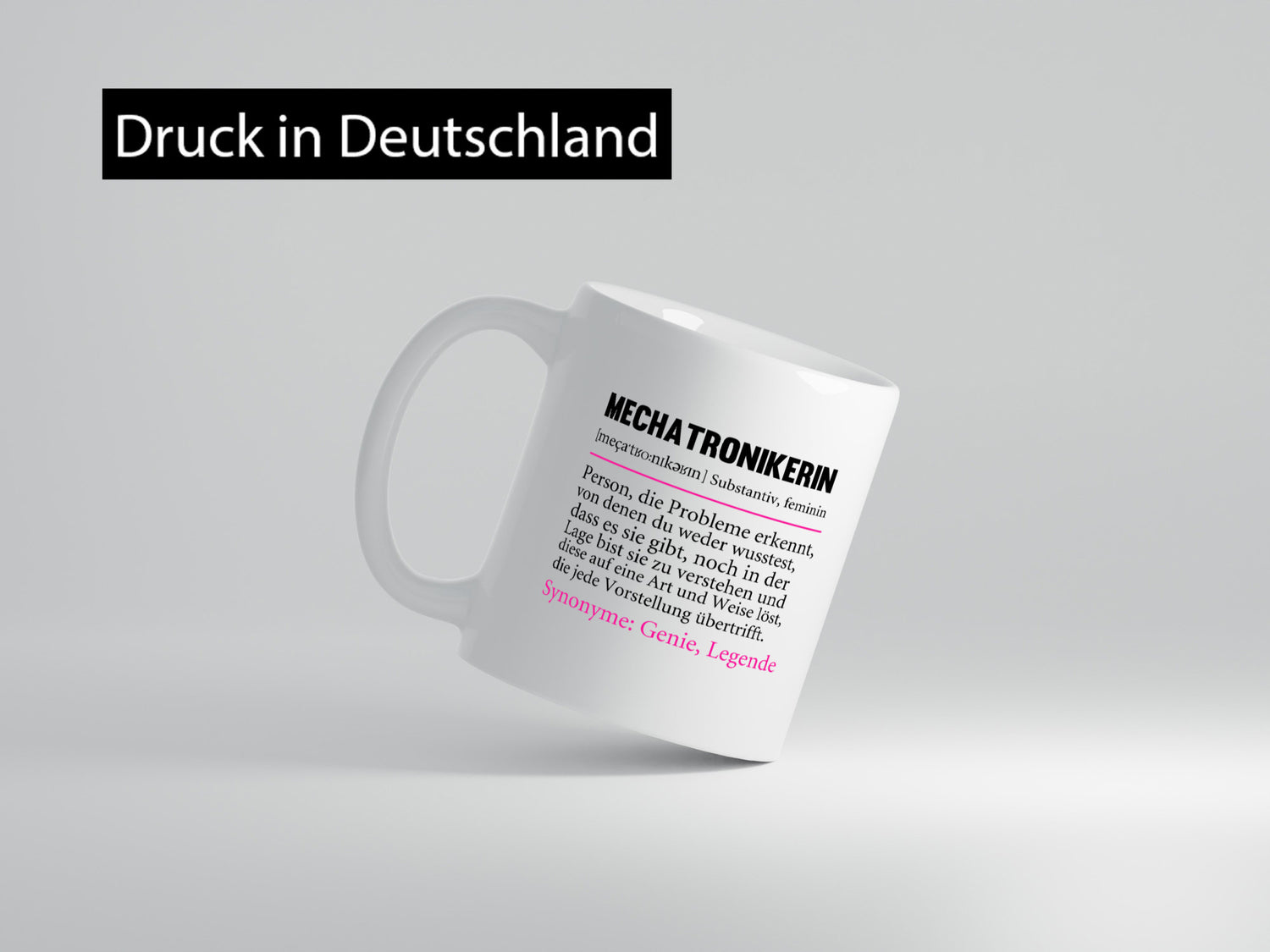 Mechatronikerin | Spruch KFZ Beruf Werkstatt Geschenkidee Arbeit Kollegen Büro