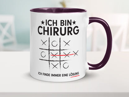 Lösung finden: Chirurg | Medizin Chirurgie v2 Geschenk Humor Geschenkidee