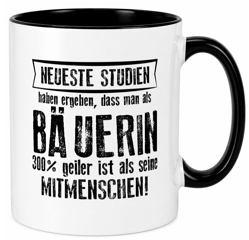 Neuste Studien: Bäuerin | Bauernhof Landwirtschaft Humor Geschenkidee Tasse