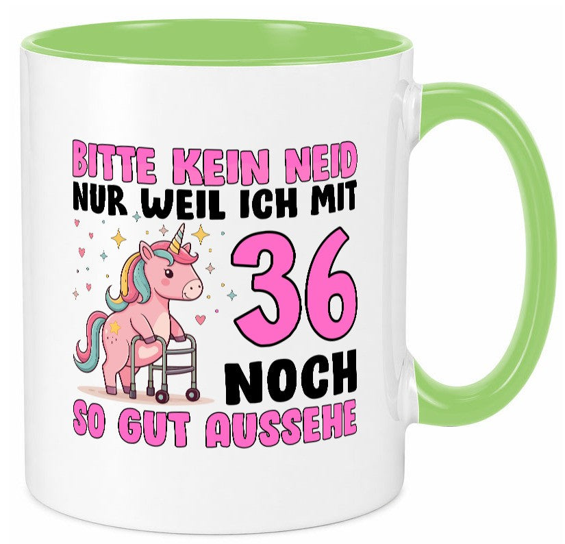 36. Geburtstag | 36 Jahre Mit noch so gut aussehen v2 Geschenkidee Humor Tasse