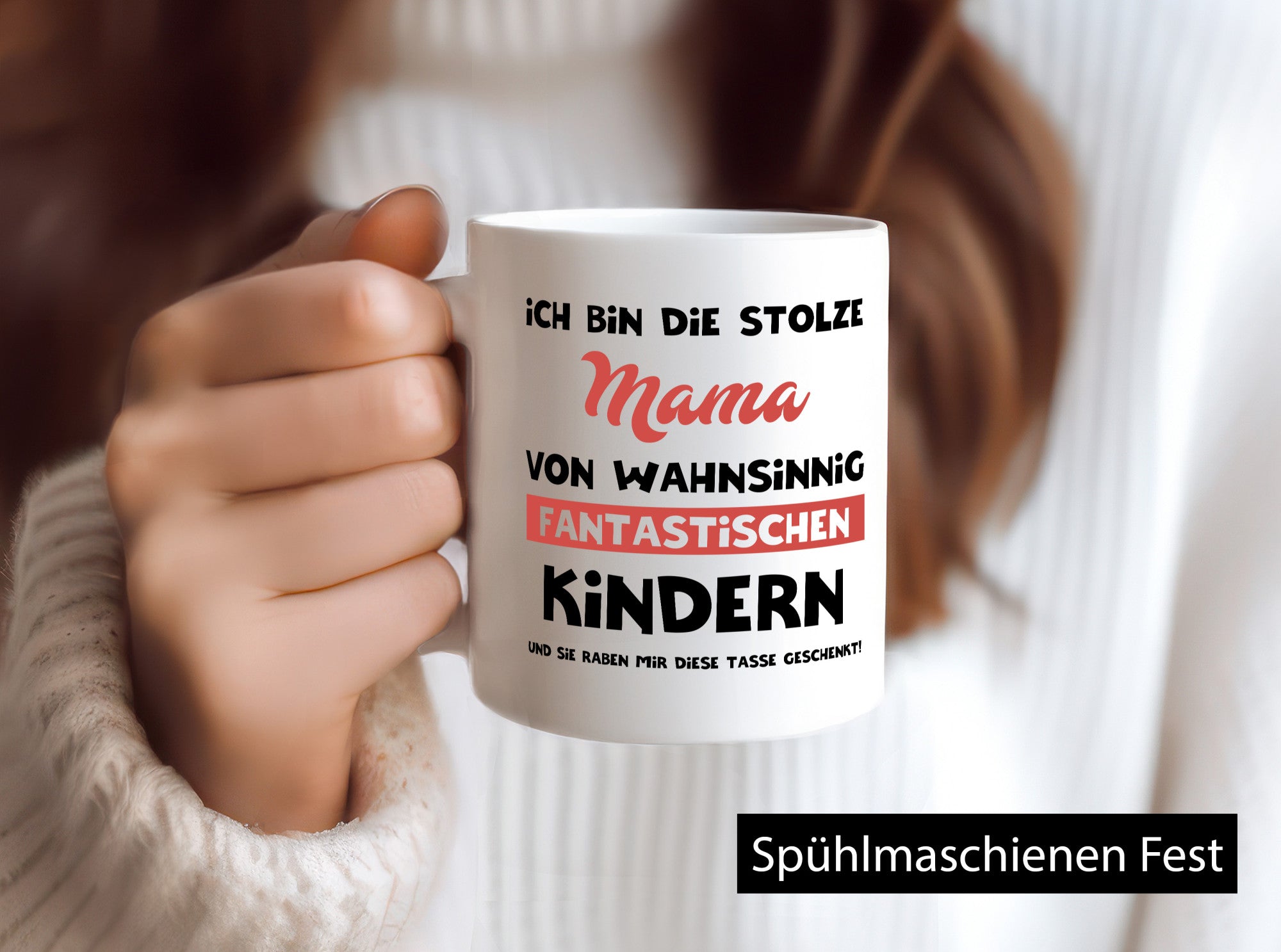 Fantasiesche Kinder | Geschenk Beste Mama lustig Familie Geschenkidee Tasse