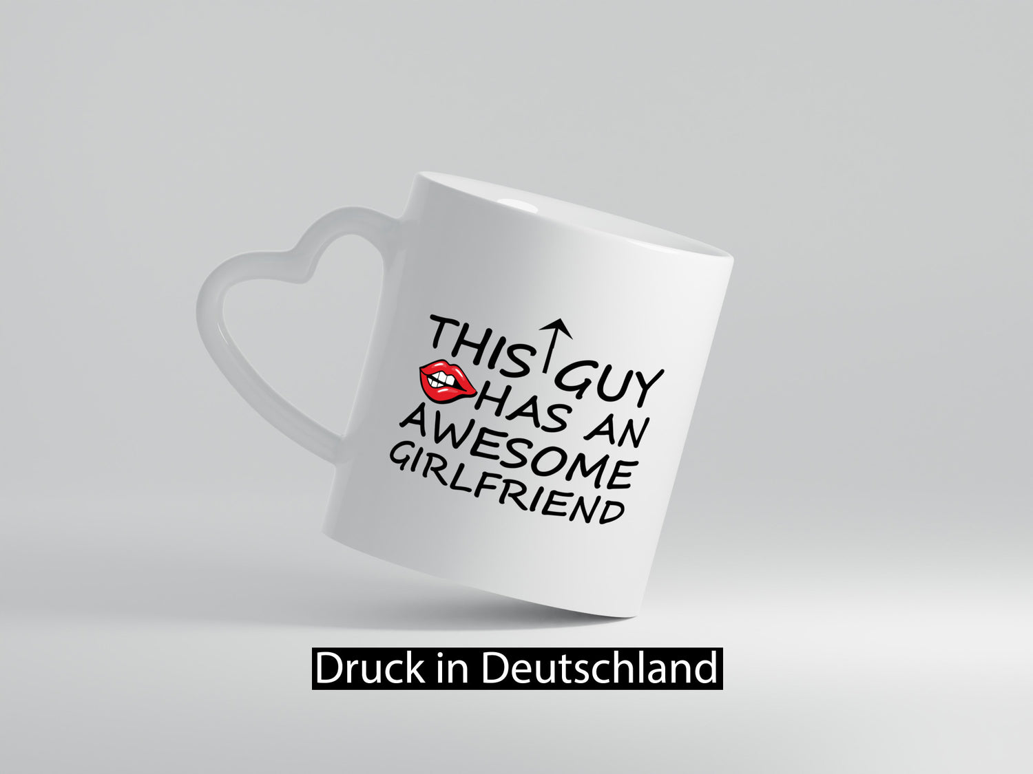 This Guy has an awesome Girlfriend lustig Humor Geschenkidee Geschenk Tasse