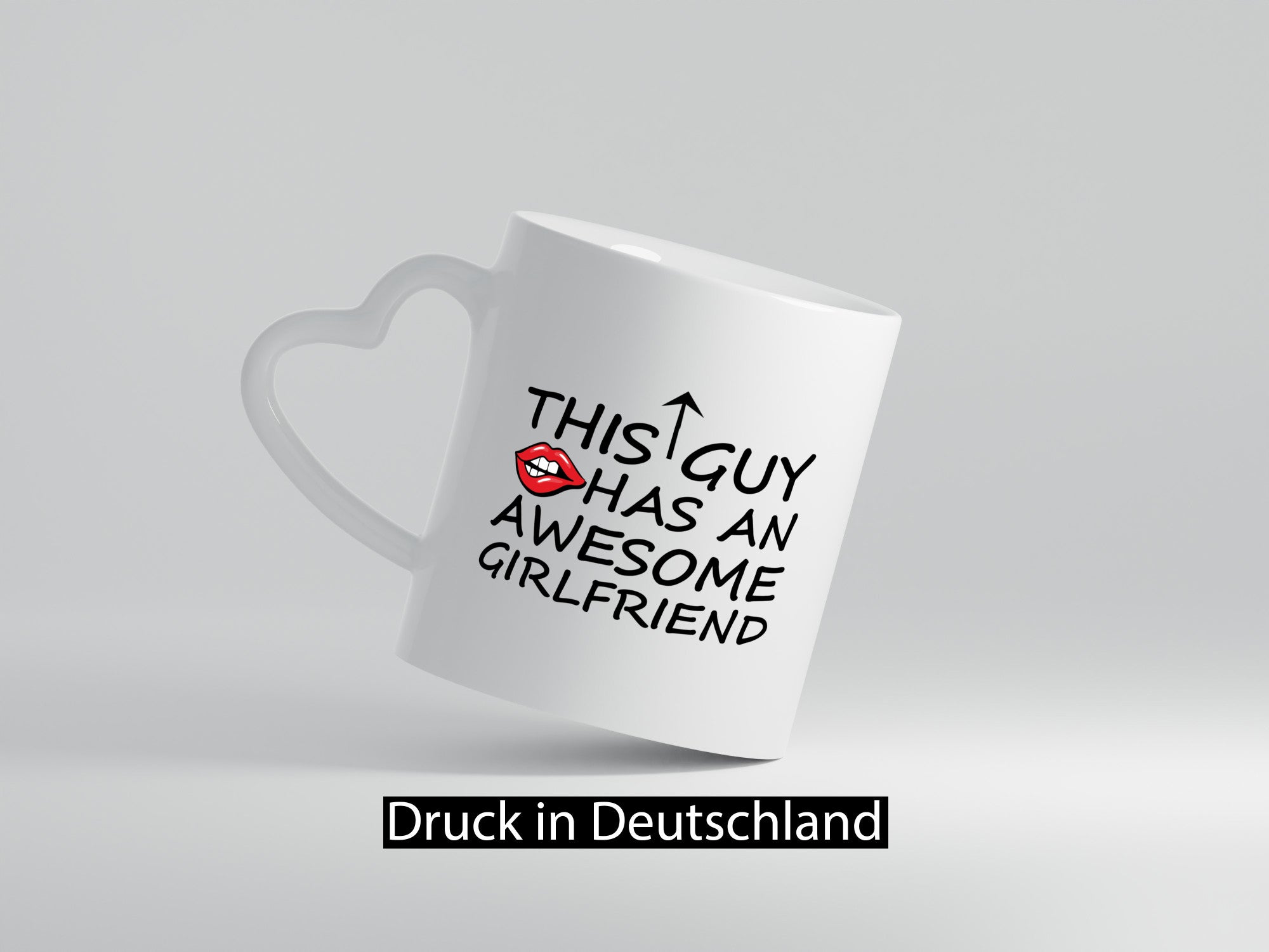 This Guy has an awesome Girlfriend lustig Humor Geschenkidee Geschenk Tasse