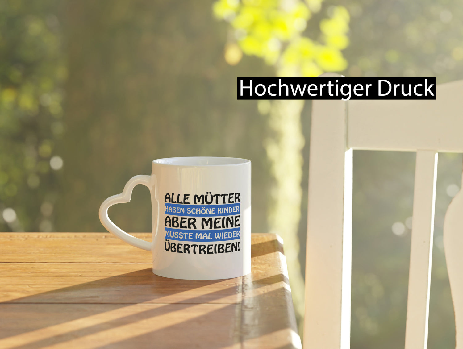Alle Mütter haben schöne Kinder | Selbstbewusst Spruch Geschenk Humor