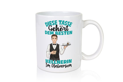 Im Universum: Kellner | kellnern Bedienung lustig Humor Geschenkidee Geschenk