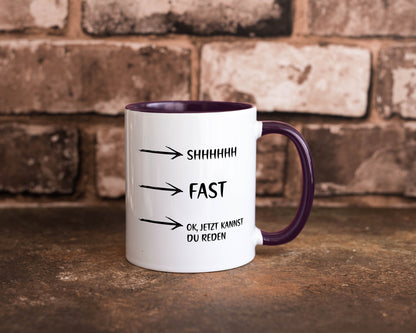 Jetzt kannst du reden | Morgenmuffel Kaffeetrinker Humor Geschenkidee Tasse