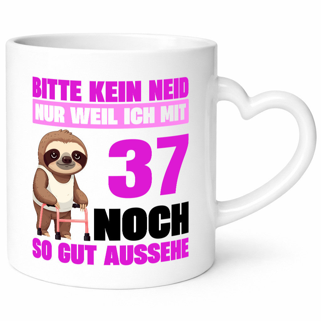 37. Geburtstag | Bitte kein Neid Faultier 37 Jahre Geschenk Geschenkidee