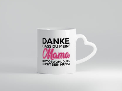 Mutter Liebe | Pflegemutter Tasse Stiefmutter Spruch lustiger Geschenk Familie