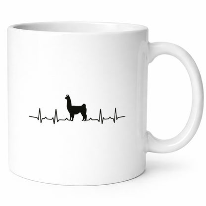 Alpaka Herzschlag | Tiermotiv Lama Tierfreund lustig Tierliebhaber Humor