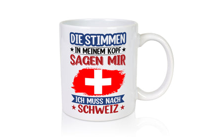 Schweiz | Urlaub Stimmen in meinem Kopf Traumland v2 lustig Humor Geschenkidee