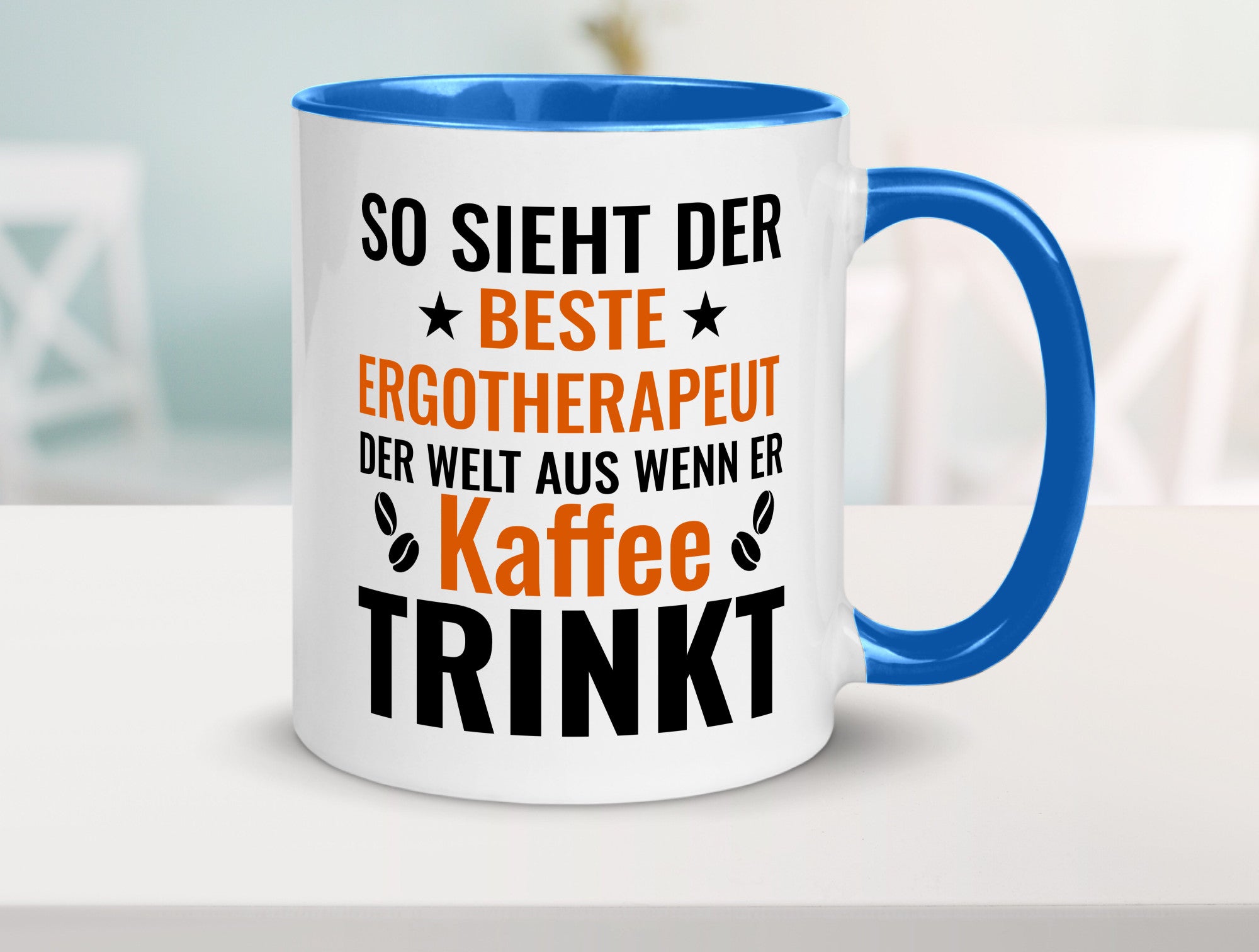 Kaffee trinkt: Ergotherapeut | Ergotherapie lustig Humor Geschenkidee Geschenk
