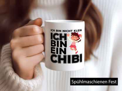Ich bin ein Chibi | Anime Tasse Süßer Comic Mädchen lustiger Spruch Geschenk