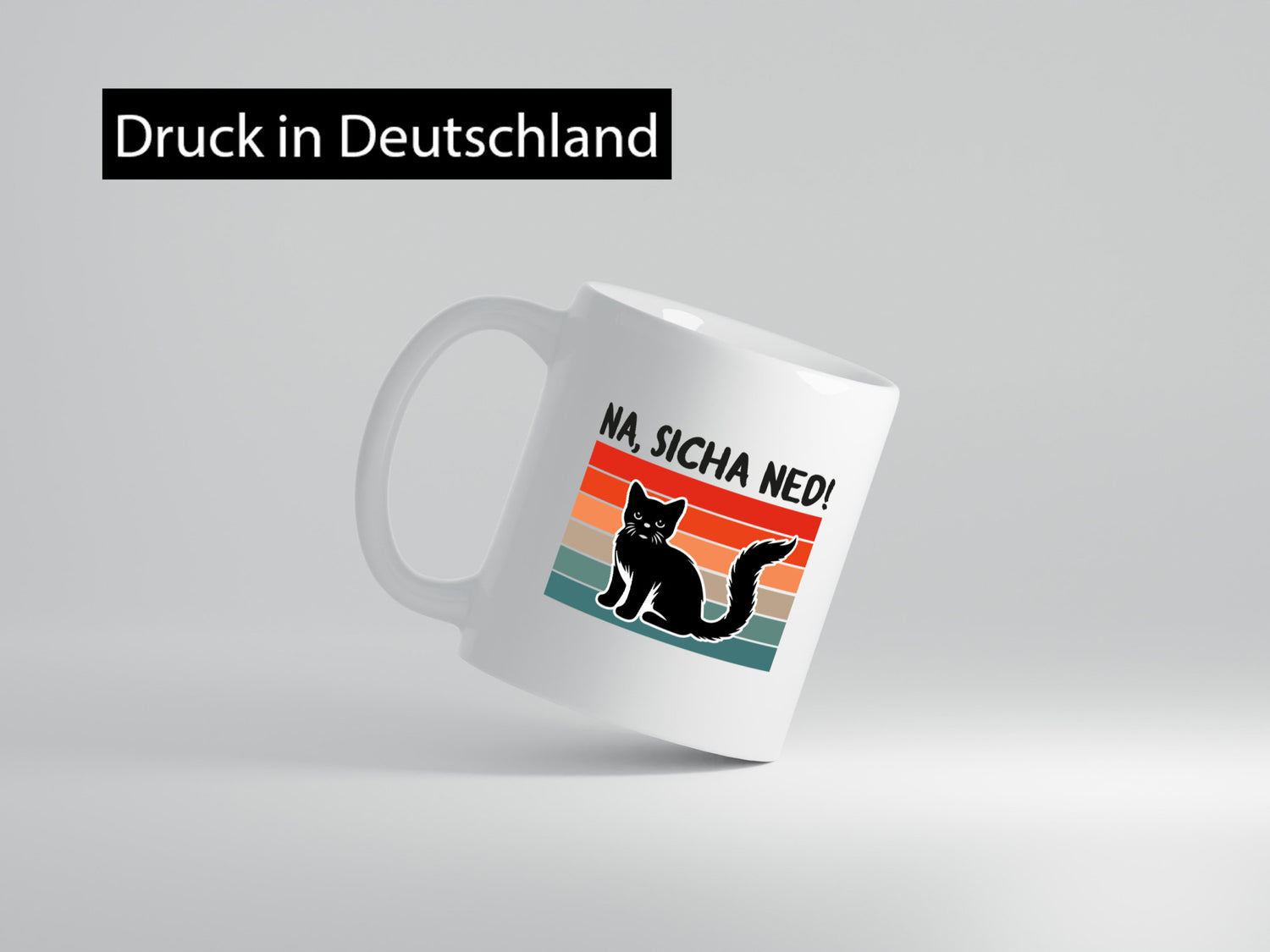 Na sicher ned | Katze Faule Katzenliebhaber Geschenk Tierliebhaber Humor