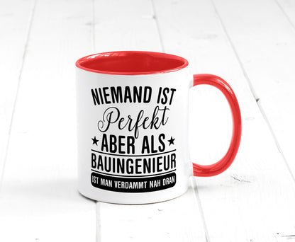 Verdammt nah dran: Bauingenieur | Ingenieur lustiger Spruch Geschenk Humor