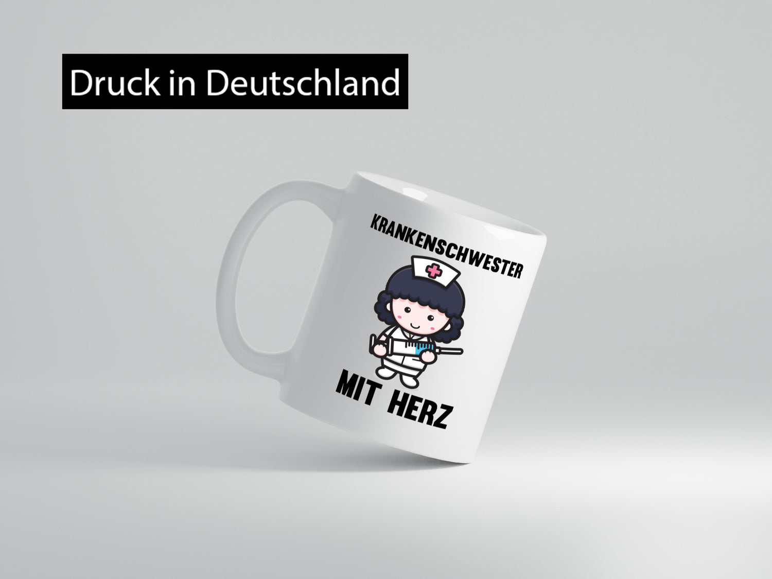Krankenschwester mit Herz | Nurse Krankenhaus Geschenkidee Humor Tasse