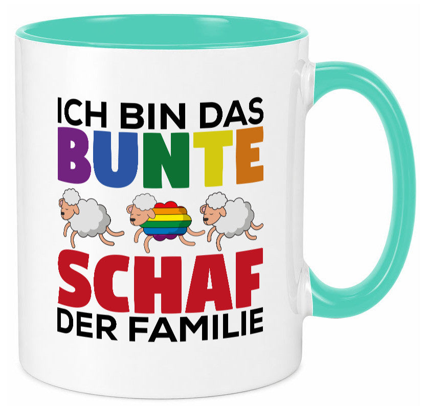 LGBTQ+ Tasse | Buntes Schaf Regenbogen Humor Geschenkidee