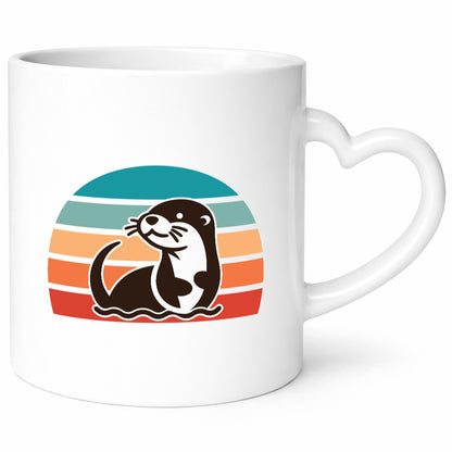 See Otter | Sunset Retro Vintage Natur lustiger Spruch Geschenk Humor