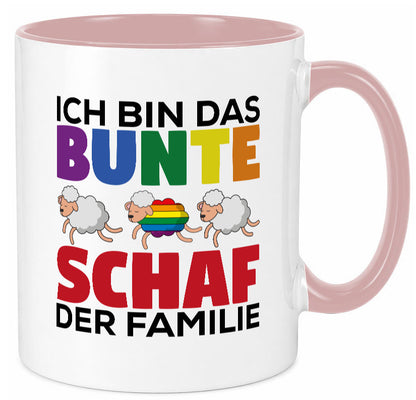 LGBTQ+ Tasse | Buntes Schaf Regenbogen Humor Geschenkidee