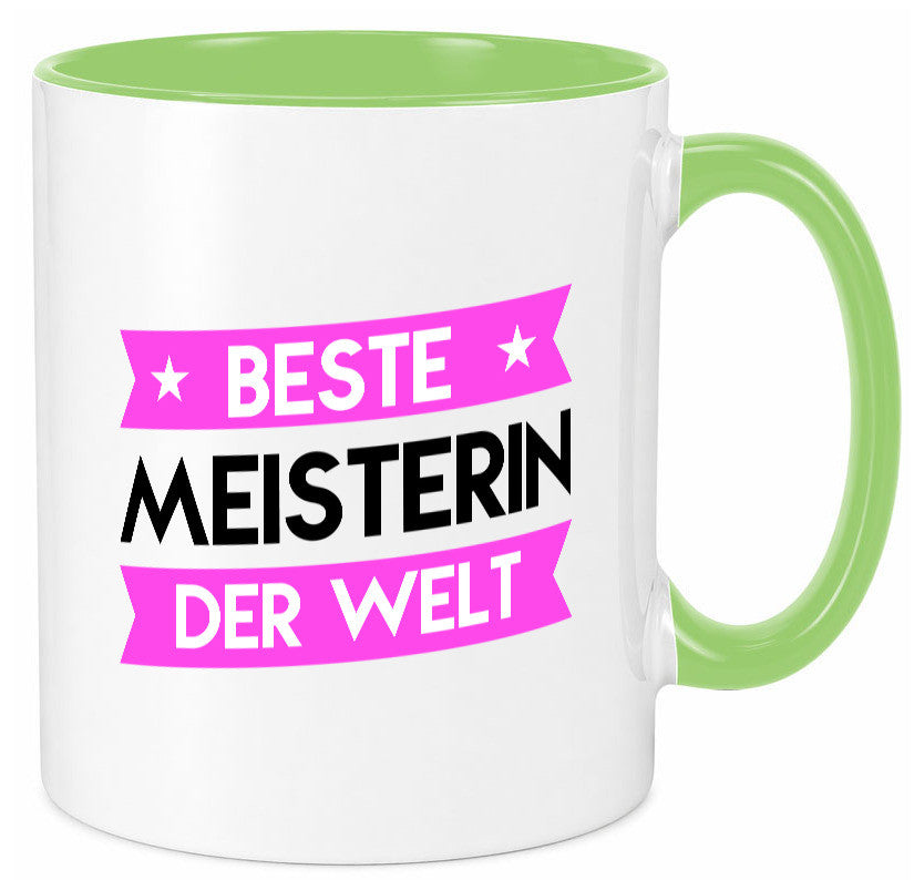 Beste Meisterin | Meisterbrief Geschenk Humor Geschenkidee lustiger Spruch Tasse
