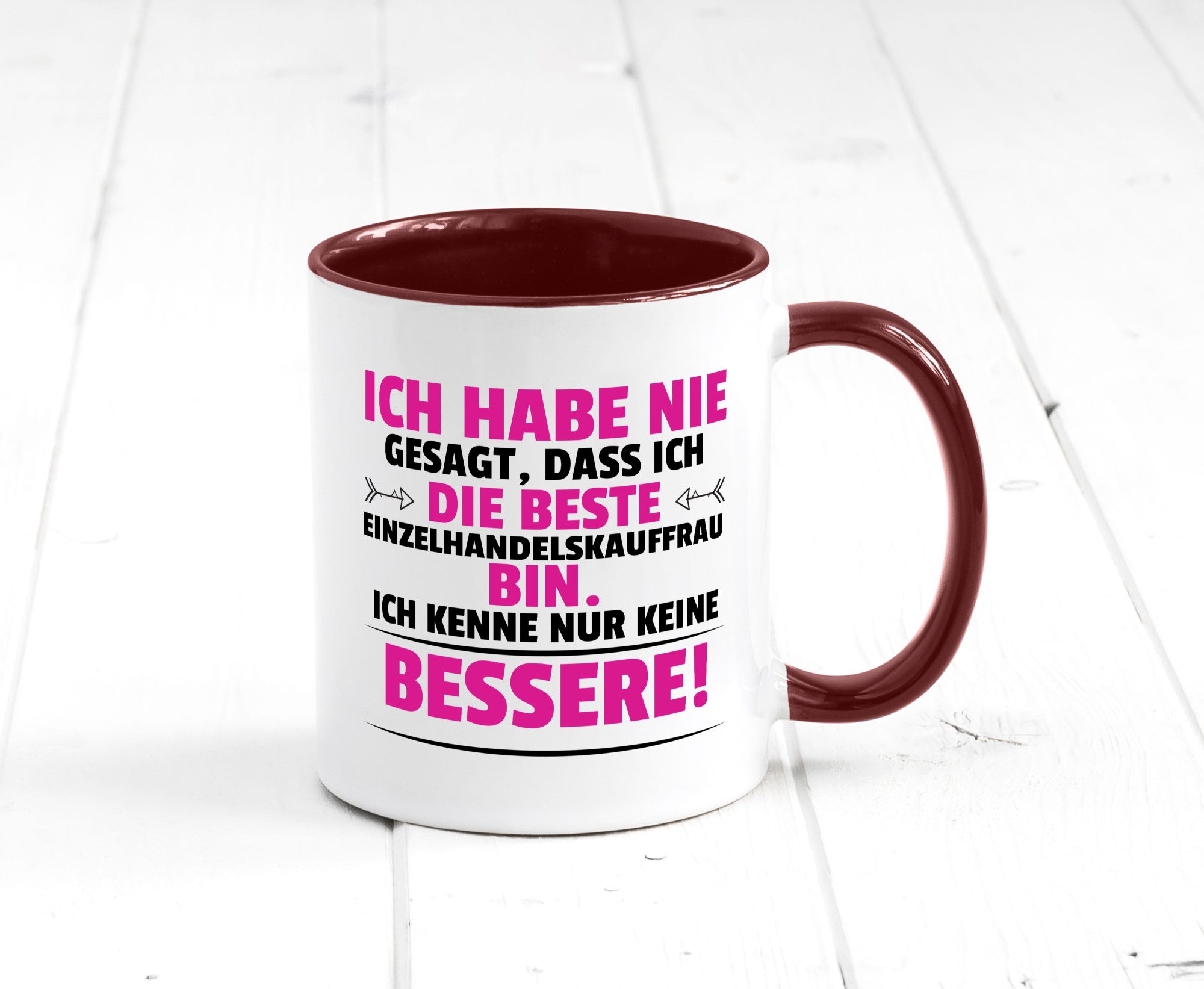 Die Beste Einzelhandelskauffrau | Einzelhandel Geschenkidee Humor Tasse